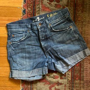 7 for all Mankind Jean Shorts